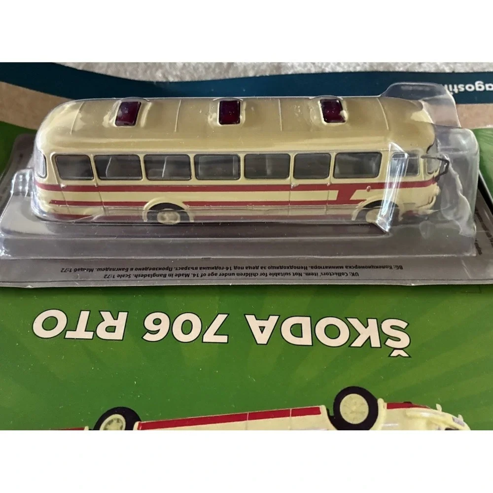 DeAgostini Skoda 706 RTO 1:72 Diecast Iconic Buses From A Bygone Era Series NEW‎